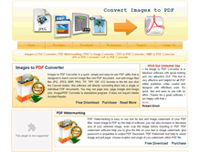 Tablet Screenshot of imagestopdf.com